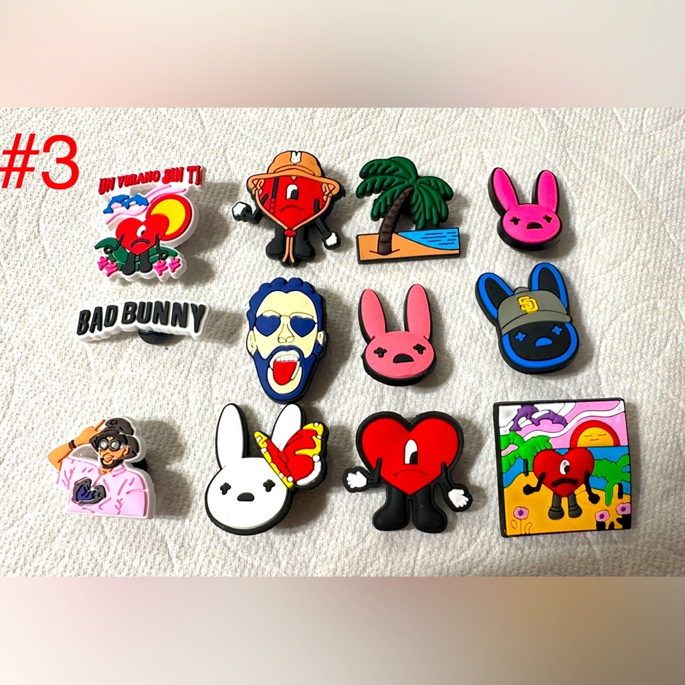 Babe bunny charms for crocs $12